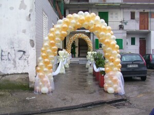 beverly con arcate 4x4 a casa sposa